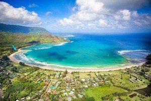 Hanalei Bay Beach, Hawaii