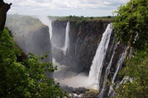 Victoria Falls on the Zambezi River