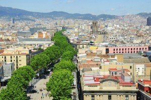 The Boulevard Las Ramblas