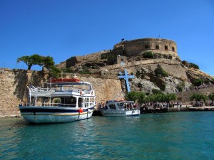 The island-fortress of Spinalonga